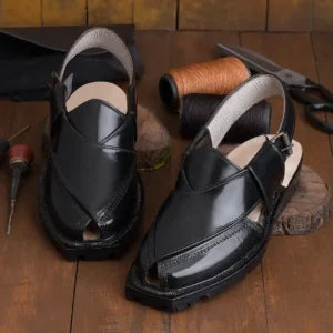 Norozi Chappal Black / Narozi Shoes Kheri Sandal For Men