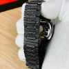 New Watch Collection Black Stone / Blacked Iced Out Stain-less Steel Chain Watch For Mens Fashion (black Color With Box)